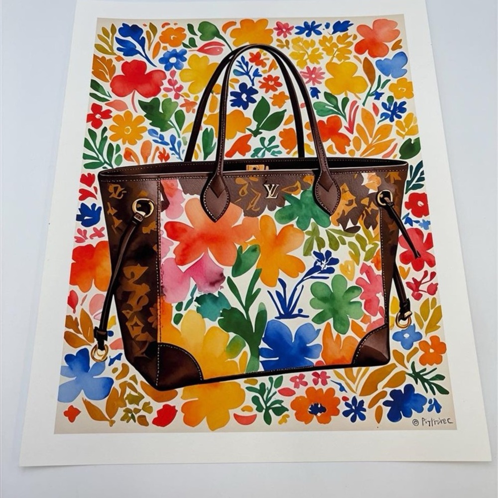 LV watercolor Painting